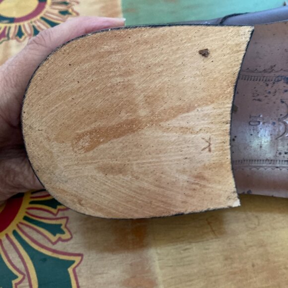 Moretti Collezione Italia Men's Leather Lace-up Dress Shoes, Size 10, Brown Croc - Picture 15 of 16